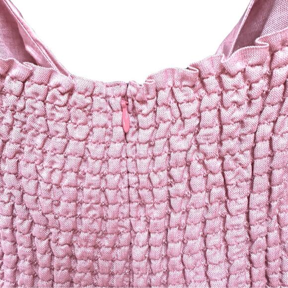 Loft Linen Jumper NWT Wide Leg Sleveless Pink Women's Size 6 - Picture 5 of 7